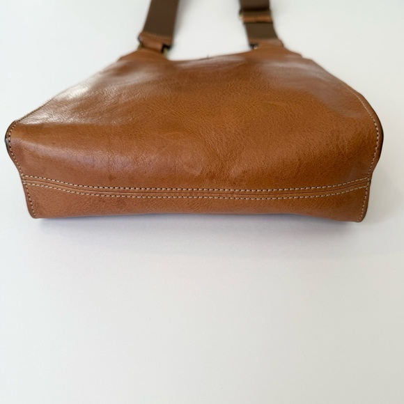 Mulberry Antony Crossbody Bag Oak Tan Leather Brown Messenger Unisex - Picture 4 of 11